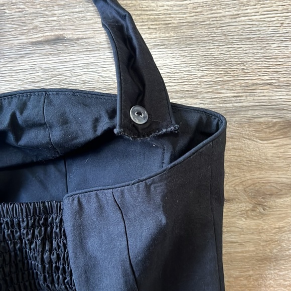 White House Black Market Black and White Strapless Halter Dress Size 6. - Picture 5 of 11